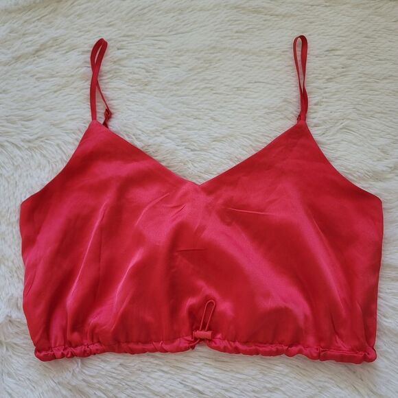 Revolve Superdown drawstring crop top size Medium - Picture 1 of 5